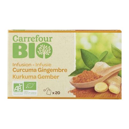 Carrefour Bio 30G 20S Inf Curc Ginge Cr