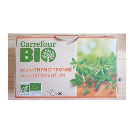 Carrefour Bio 20 Sach Inf Thym Cit Crf