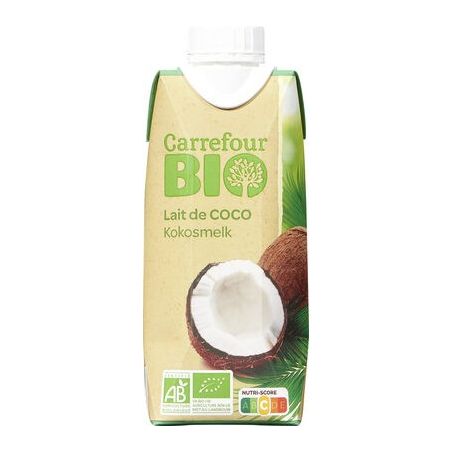 Carrefour Bio 330Ml Lait Coco Crf
