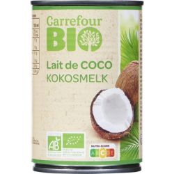 Carrefour Bio 400Ml Lait Coco Crf