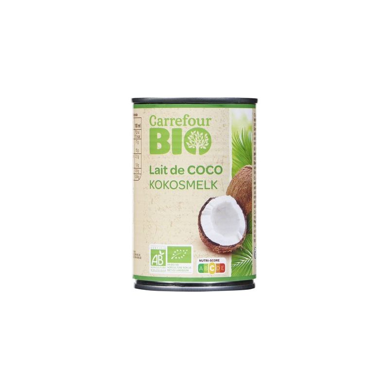 Carrefour Bio 400Ml Lait Coco Crf