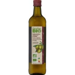Carrefour Bio 75Cl Huile Olive Extra Vierge Fruite Crf