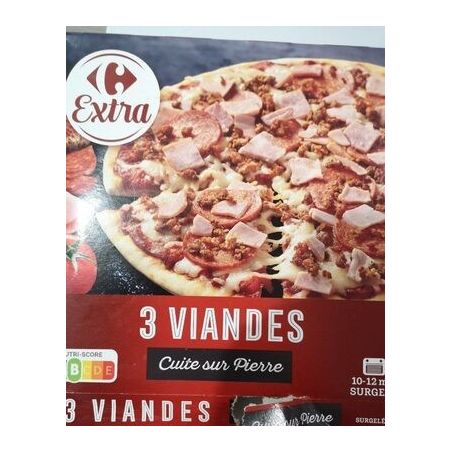Crf Classic 410G Pizza 3 Viandes Extra