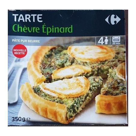 Crf Cdm 350G Tarte Chèvre Epinard