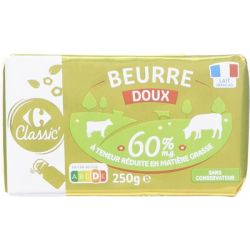 Crf Classic 250G Beurre Doux 60% Mg