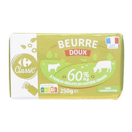 Crf Classic 250G Beurre Doux 60% Mg
