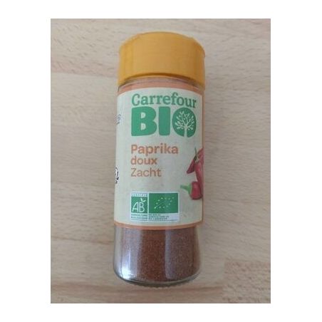 Carrefour Bio Flacon 43G Paprika Doux Crf