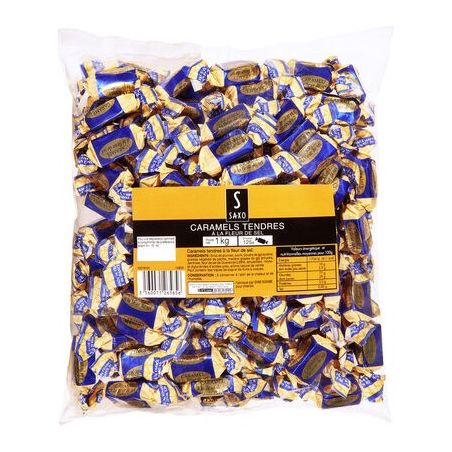 Saxo 1Kg Caramels Tendres Fleur De Sel