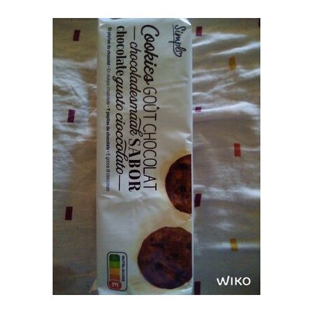 Simpl 200G Cookies Chocolat Pp Blanc