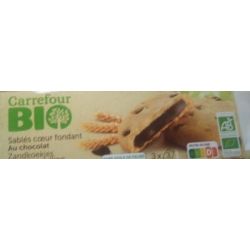 Carrefour Bio 155G Sablés Coeur Fondant Chocolat Crf