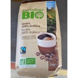 Carrefour Bio 1Kg Café Grains Arabica Crf