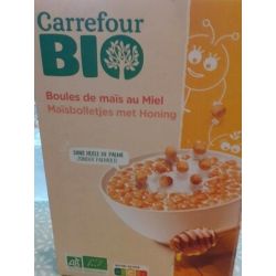 Carrefour Bio 375G Céréales Boules Au Miel Crf