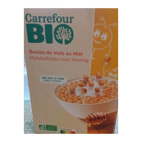 Carrefour Bio 375G Céréales Boules Au Miel Crf
