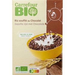 Carrefour Bio 375G Céréales Riz Soufflé Au Chocolat Crf