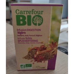 Infusion Digestion - Carrefour - 40 g