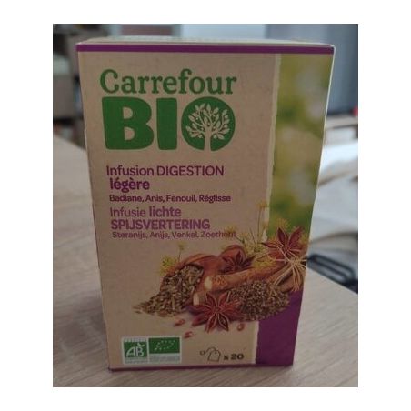 Carrefour Bio X20 Infusion Digestion Crf