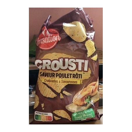 Crf Sensation 125G Chips Crousti Poulet Roti