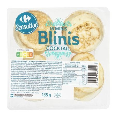 Crf Sensation 135G X16 Minis Blinis