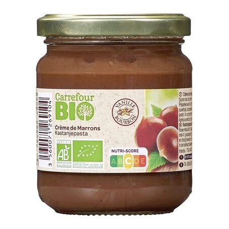 Carrefour Bio 250G Creme Marron Crf