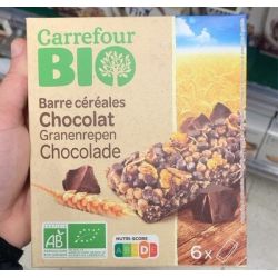 Carrefour Bio 138G Barres Cerea Choc Cr