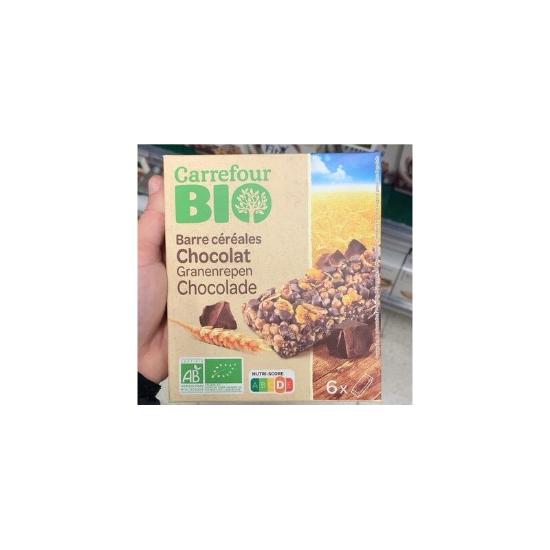 Carrefour Bio 138G Barres Cerea Choc Cr