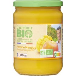 Carrefour Bio 580G Puree Pom Mg Ssa Crf