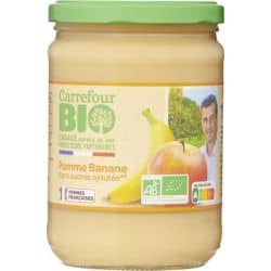 Carrefour Bio 580G Puree Pomme Banane Sans Sucre Crf