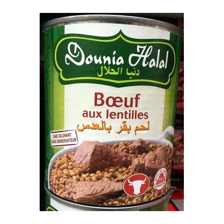 Netto Dounia Boeuf Lentille 840G