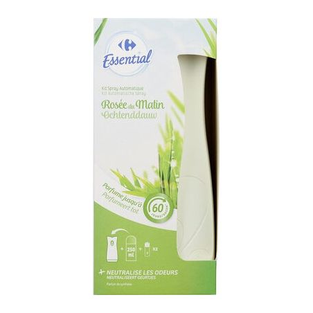 Crf Essentiel Kit Boite + Recharge Desodorisant Rosée Du Matin Essential