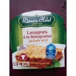 Dounia 300G Bq Mo Lasagne Bolo Halal
