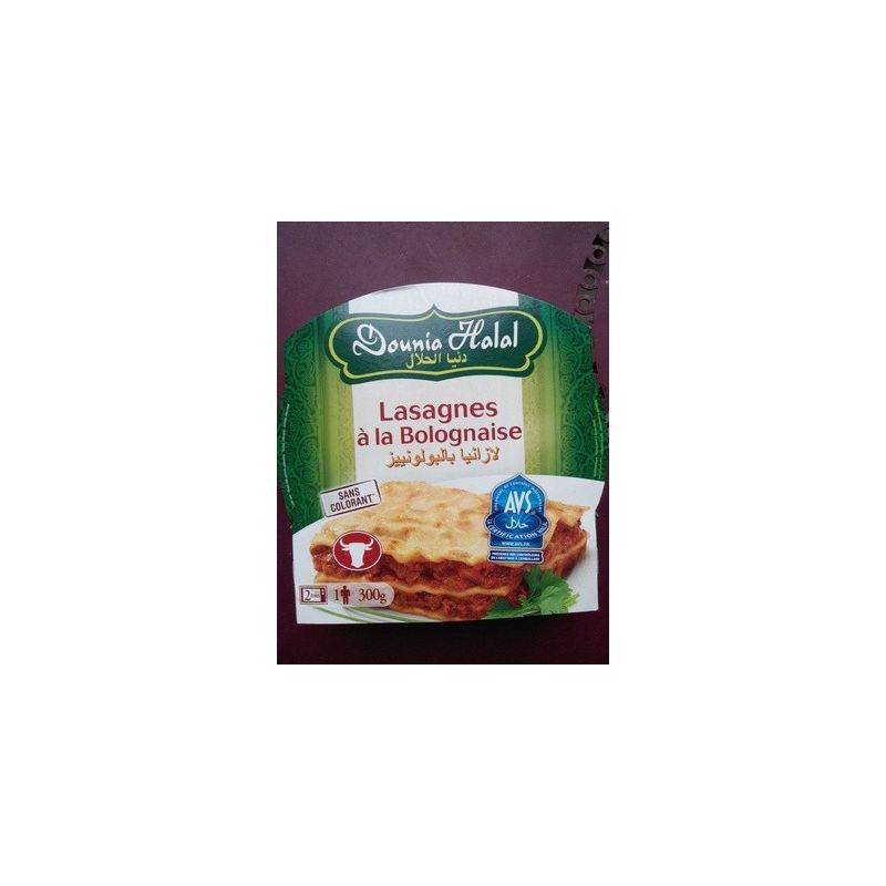 Dounia 300G Bq Mo Lasagne Bolo Halal
