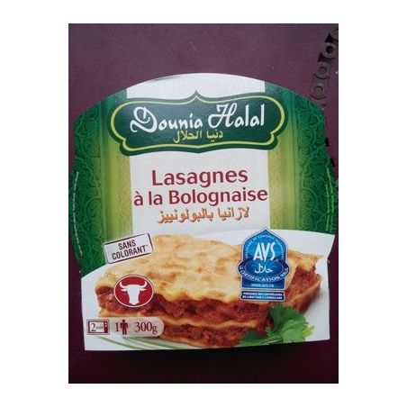 Dounia 300G Bq Mo Lasagne Bolo Halal