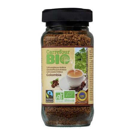 Carrefour Bio 100G Cafe Soluble Lyophillise Crf