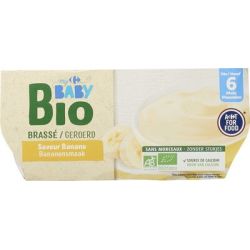 Crf Baby Bio 4X100G Dessert Lacte Saveur Banane