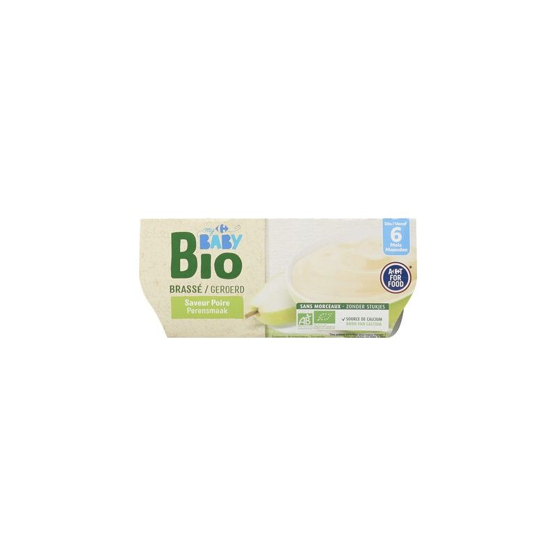 Crf Baby Bio 4X100G Dessert Lacte Saveur Poire