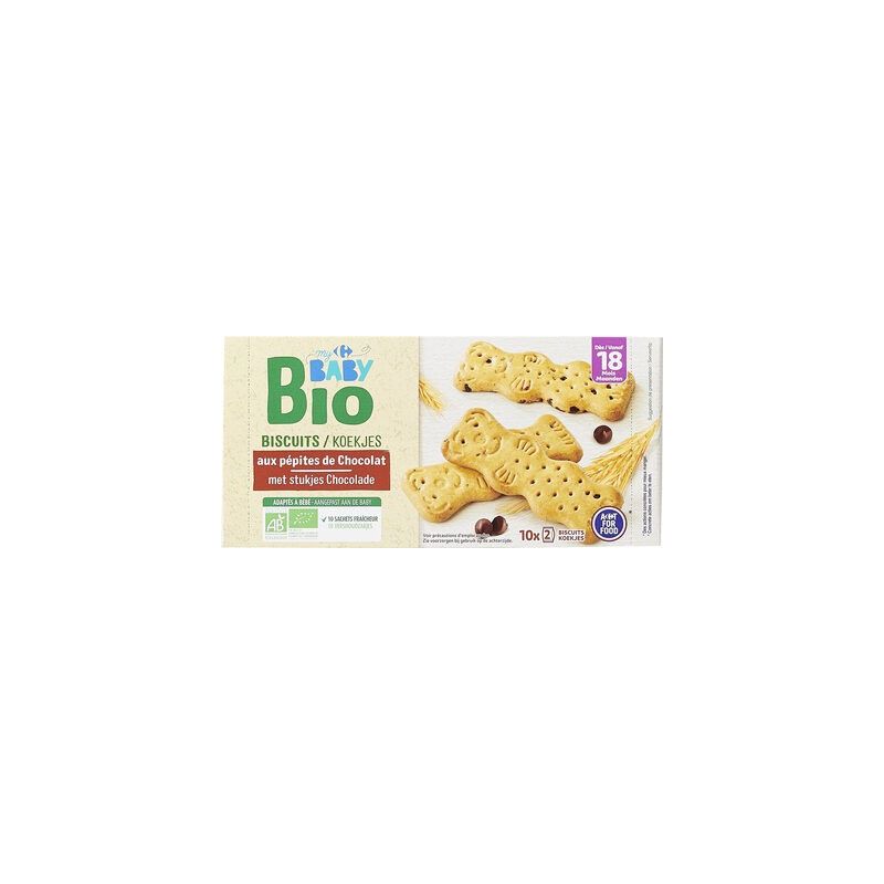 Crf Baby Bio 200G Biscuits Pepites Chocolat