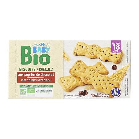 Crf Baby Bio 200G Biscuits Pepites Chocolat