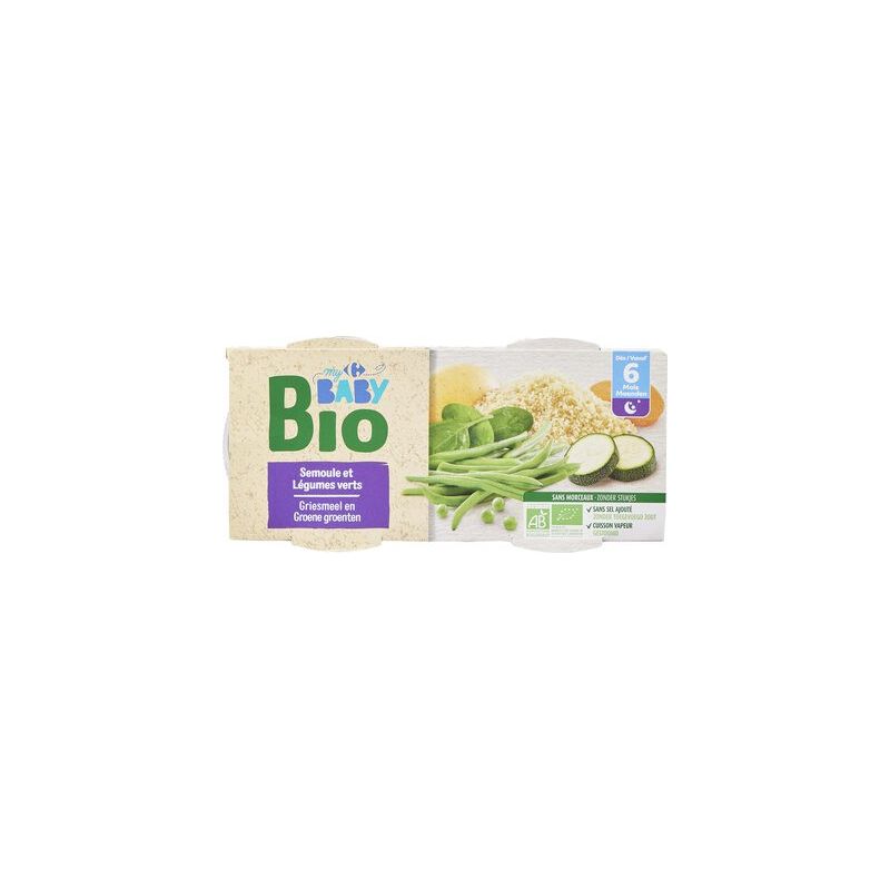 Crf Baby Bio 2X200G Sem Legumes Vt 6M B