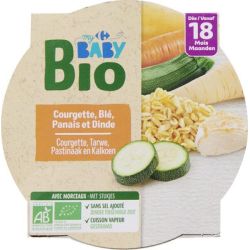 Crf Baby Bio 230G Plat Courgettes Ble Dinde 18M