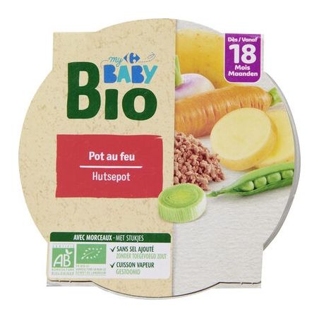 Crf Baby Bio 260G Assiette Pot Au Feu 18M