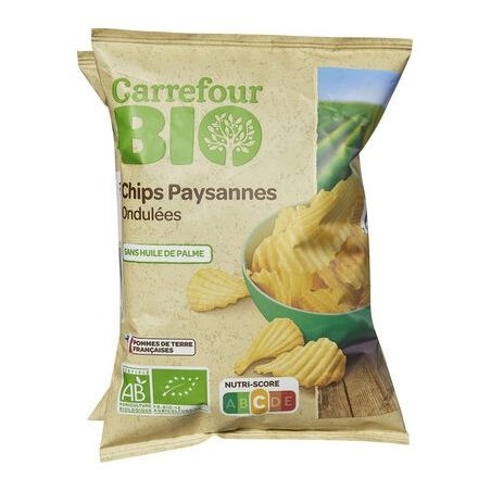 Carrefour Bio 6X30G Chips Pays Nat Crf