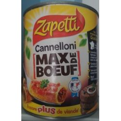 Zapetti 4/4 Cannelloni Max Boeuf Zapet