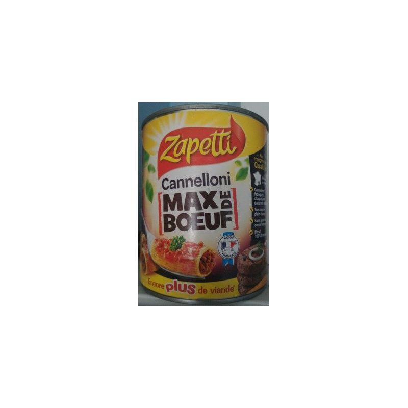 Zapetti 4/4 Cannelloni Max Boeuf Zapet