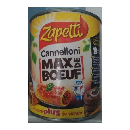 Zapetti 4/4 Cannelloni Max Boeuf Zapet