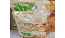 Carrefour Bio 375G Muesli Croustillant 3 Noix Crf