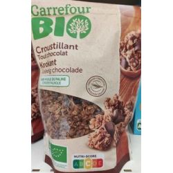 Carrefour Bio 375G Céréales Muesli Chocolat Crf