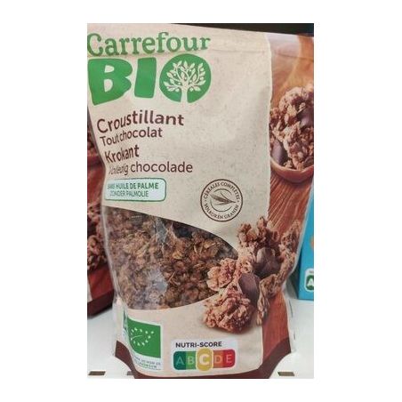 Carrefour Bio 375G Céréales Muesli Chocolat Crf