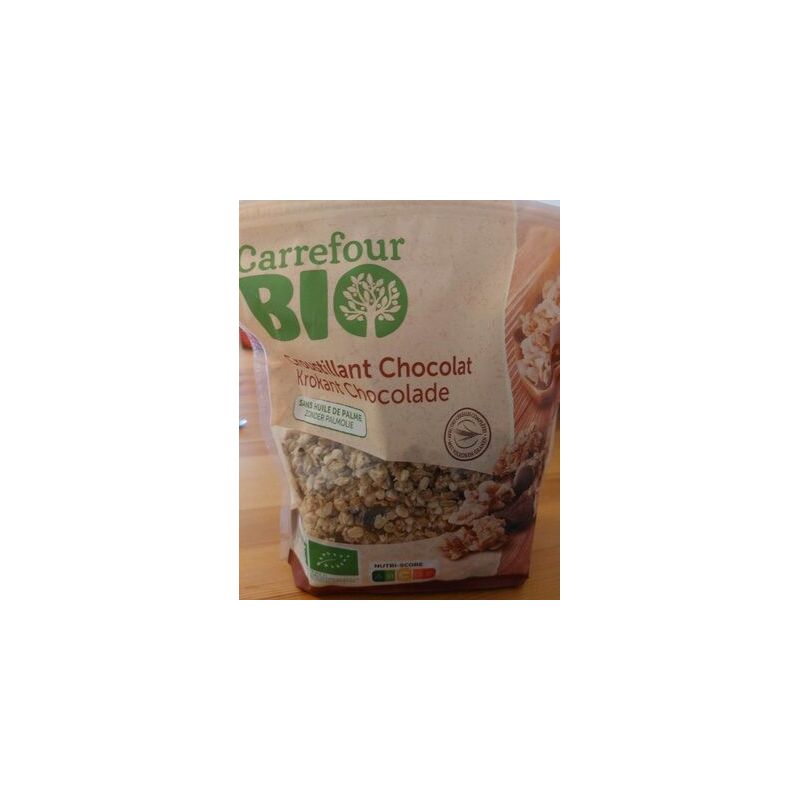 Carrefour Bio 500G Muesli Croustillant Chocolat Crf