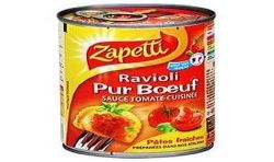 Zapetti Raviolis Pur Boeuf Vf 400G