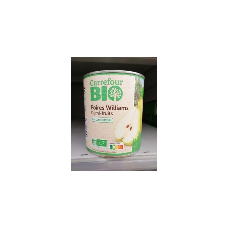 Carrefour Bio 4/4 Poires Williams Crf